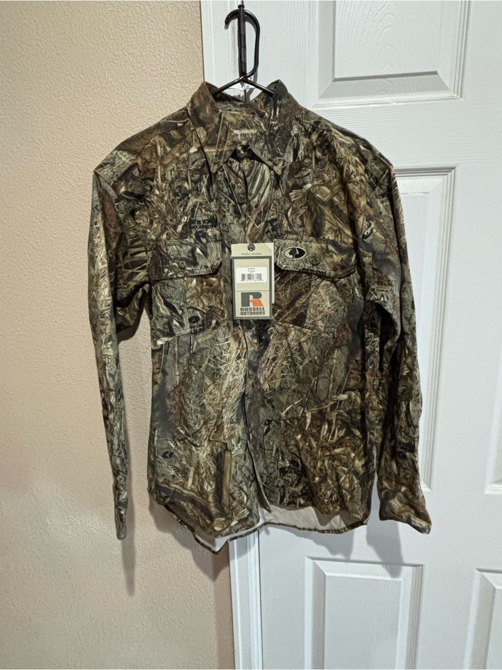 Russell Athletic Realtree Camo Lightweight Shirt Jacket - Brown/Green